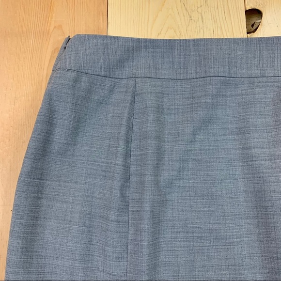 Banana Republic gray wool pencil skirt 10 P Petite - Picture 7 of 16